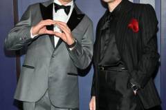 Robert Downey Jr. and Cillian Murphy at the 14th Governors Awards held at The Ray Dolby Ballroom at Ovation Hollywood on January 9, 2024 in Los Angeles, California. (Photo by Michael Buckner/Variety via Getty Images)