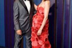 HOLLYWOOD, CALIFORNIA - JANUARY 09: (L-R) Robert Downey Jr. and Rosamund Pike attend the Academy Of Motion Picture Arts & Sciences' 14th Annual Governors Awards at The Ray Dolby Ballroom on January 09, 2024 in Hollywood, California. (Photo by Frazer Harrison/Getty Images)