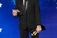 Robert Downey Jr. accepts the Best Supporting Actor Award for "Oppenheimer" at The 29th Critics' Choice Awards held at The Barker Hangar on January 14, 2024 in Santa Monica, California. (Photo by Michael Buckner/Variety via Getty Images)