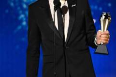 Robert Downey Jr. accepts the Best Supporting Actor Award for "Oppenheimer" at The 29th Critics' Choice Awards held at The Barker Hangar on January 14, 2024 in Santa Monica, California. (Photo by Michael Buckner/Variety via Getty Images)