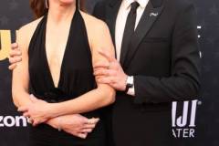 SANTA MONICA, CALIFORNIA - JANUARY 14: (L-R) Susan Downey and Robert Downey Jr. attend the 29th Annual Critics Choice Awards at Barker Hangar on January 14, 2024 in Santa Monica, California. (Photo by Kevin Mazur/Getty Images for Critics Choice Association)