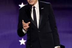 SANTA MONICA, CALIFORNIA - JANUARY 14: Robert Downey Jr. accepts the Best Supporting Actor Award for 'Oppenheimer' onstage during the 29th Annual Critics Choice Awards at Barker Hangar on January 14, 2024 in Santa Monica, California. (Photo by Kevin Winter/Getty Images for Critics Choice Association)