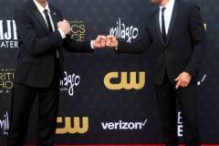 SANTA MONICA, CALIFORNIA - JANUARY 14: (L-R) Robert Downey Jr. and Justin Theroux attend the 29th Annual Critics Choice Awards at Barker Hangar on January 14, 2024 in Santa Monica, California. (Photo by Alberto Rodriguez/GA/The Hollywood Reporter via Getty Images)