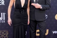 SANTA MONICA, CALIFORNIA - JANUARY 14: (L-R) Susan Downey and Robert Downey Jr. attend the 29th Annual Critics Choice Awards at Barker Hangar on January 14, 2024 in Santa Monica, California. (Photo by Jeff Kravitz/FilmMagic)