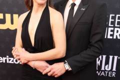 SANTA MONICA, CALIFORNIA - JANUARY 14: (L-R) Susan Downey and Robert Downey Jr. attend the 29th Annual Critics Choice Awards at Barker Hangar on January 14, 2024 in Santa Monica, California. (Photo by Kevin Mazur/Getty Images for Critics Choice Association)