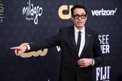 SANTA MONICA, CALIFORNIA - JANUARY 14: Robert Downey Jr. attends the 29th Annual Critics Choice Awards at Barker Hangar on January 14, 2024 in Santa Monica, California. (Photo by Lionel Hahn/Getty Images)