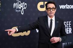 SANTA MONICA, CALIFORNIA - JANUARY 14: Robert Downey Jr. attends the 29th Annual Critics Choice Awards at Barker Hangar on January 14, 2024 in Santa Monica, California. (Photo by Lionel Hahn/Getty Images)