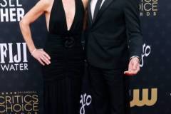 SANTA MONICA, CALIFORNIA - JANUARY 14: Susan Downey and Robert Downey Jr. attend the 29th Annual Critics Choice Awards at The Barker Hangar on January 14, 2024 in Santa Monica, California. (Photo by Taylor Hill/FilmMagic)