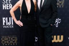 SANTA MONICA, CALIFORNIA - JANUARY 14: Susan Downey and Robert Downey Jr. attend the 29th Annual Critics Choice Awards at The Barker Hangar on January 14, 2024 in Santa Monica, California. (Photo by Taylor Hill/FilmMagic)