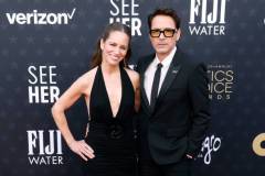 SANTA MONICA, CALIFORNIA - JANUARY 14: Susan Downey and Robert Downey Jr. attend the 29th Annual Critics Choice Awards at The Barker Hangar on January 14, 2024 in Santa Monica, California. (Photo by Taylor Hill/FilmMagic)