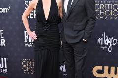 SANTA MONICA, CALIFORNIA - JANUARY 14: Susan Downey and Robert Downey Jr. attend the 29th Annual Critics Choice Awards at Barker Hangar on January 14, 2024 in Santa Monica, California. (Photo by Axelle/Bauer-Griffin/FilmMagic)