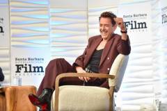 Robert Downey Jr. onstage at the Santa Barbara International Film Festival Maltin Modern Master Award Honoring Robert Downey Jr. held at The Arlington Theatre on February 9, 2024 in Santa Barbara, California. (Photo by Lisa O'Connor/Variety via Getty Images)