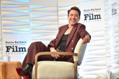Robert Downey Jr. onstage at the Santa Barbara International Film Festival Maltin Modern Master Award Honoring Robert Downey Jr. held at The Arlington Theatre on February 9, 2024 in Santa Barbara, California. (Photo by Lisa O'Connor/Variety via Getty Images)