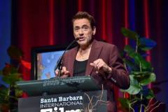 Robert Downey Jr. at the Santa Barbara International Film Festival Maltin Modern Master Award Honoring Robert Downey Jr. held at The Arlington Theatre on February 9, 2024 in Santa Barbara, California. (Photo by Lisa O'Connor/Variety via Getty Images)