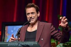 Robert Downey Jr. speaks onstage at the Santa Barbara International Film Festival Maltin Modern Master Award Honoring Robert Downey Jr. held at The Arlington Theatre on February 9, 2024 in Santa Barbara, California. (Photo by Lisa O'Connor/Variety via Getty Images)
