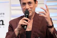 SANTA BARBARA, CALIFORNIA - FEBRUARY 09: Honoree Robert Downey Jr. speaks onstage at the Maltin Modern Master Award ceremony during the 39th Annual Santa Barbara International Film Festival at The Arlington Theatre on February 09, 2024 in Santa Barbara, California. (Photo by Rebecca Sapp/Getty Images for SBIFF)