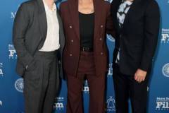 SANTA BARBARA, CALIFORNIA - FEBRUARY 09: (L-R) Cillian Murphy, honoree Robert Downey Jr., and Rob Lowe attend the Maltin Modern Master Award ceremony during the 39th Annual Santa Barbara International Film Festival at The Arlington Theatre on February 09, 2024 in Santa Barbara, California. (Photo by Rebecca Sapp/Getty Images for SBIFF)