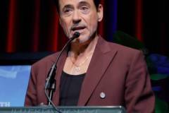 SANTA BARBARA, CALIFORNIA - FEBRUARY 09: Robert Downey Jr. receives the Maltin Modern Master Award during the 39th Annual Santa Barbara International Film Festival on February 09, 2024 in Santa Barbara, California. (Photo by Tibrina Hobson/Getty Images for SBIFF)