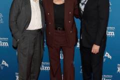 SANTA BARBARA, CALIFORNIA - FEBRUARY 09: (L-R) Cillian Murphy, Robert Downey Jr. and Rob Lowe attend the Maltin Modern Master Award during the 39th Annual Santa Barbara International Film Festival on February 09, 2024 in Santa Barbara, California. (Photo by Tibrina Hobson/Getty Images for SBIFF)