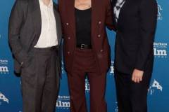 SANTA BARBARA, CALIFORNIA - FEBRUARY 09: (L-R) Cillian Murphy, Robert Downey Jr. and Rob Lowe attend the Maltin Modern Master Award during the 39th Annual Santa Barbara International Film Festival on February 09, 2024 in Santa Barbara, California. (Photo by Tibrina Hobson/Getty Images for SBIFF)