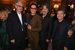 LONDON, ENGLAND - FEBRUARY 17: (L to R) Wim Wenders, Robert Downey Jr., Koji Yakusho and Koji Yanai attend The 96th Oscars Nominees Reception at The Dorchester on February 17, 2024 in London, England. (Photo by Dave Benett/Getty Images)
