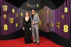 LONDON, ENGLAND - FEBRUARY 18: Susan Downey and Robert Downey Jr. attend the 2024 EE BAFTA Film Awards at The Royal Festival Hall on February 18, 2024 in London, England. (Photo by Alan Chapman/Dave Benett/Getty Images)