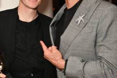 LONDON, ENGLAND - FEBRUARY 18: Cillian Murphy and Robert Downey Jr. attend the EE BAFTA Film Awards 2024 Dinner at The Royal Festival Hall on February 18, 2024 in London, England. (Photo by Dave Benett/BAFTA/Getty Images for BAFTA)
