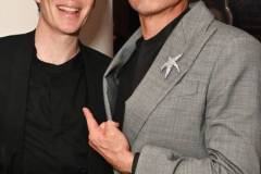 LONDON, ENGLAND - FEBRUARY 18: Cillian Murphy and Robert Downey Jr. attend the EE BAFTA Film Awards 2024 Dinner at The Royal Festival Hall on February 18, 2024 in London, England. (Photo by Dave Benett/BAFTA/Getty Images for BAFTA)