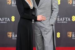 LONDON, ENGLAND - FEBRUARY 18: Susan Downey and Robert Downey Jr. attend the EE BAFTA Film Awards 2024 at The Royal Festival Hall on February 18, 2024 in London, England. (Photo by Joe Maher/BAFTA/Getty Images for BAFTA)