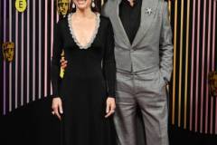 LONDON, ENGLAND - FEBRUARY 18: Susan Downey and Robert Downey Jr. attend the EE BAFTA Film Awards 2024 at The Royal Festival Hall on February 18, 2024 in London, England. (Photo by Kate Green/BAFTA/Getty Images for BAFTA)