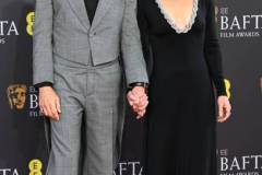 LONDON, ENGLAND - FEBRUARY 18: Robert Downey Jr. and Susan Downey attend the EE BAFTA Film Awards 2024 at The Royal Festival Hall on February 18, 2024 in London, England. (Photo by Joe Maher/BAFTA/Getty Images for BAFTA)