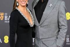 LONDON, ENGLAND - FEBRUARY 18: Susan Downey and Robert Downey Jr. attend the EE BAFTA Film Awards 2024 at The Royal Festival Hall on February 18, 2024 in London, England. (Photo by Joe Maher/BAFTA/Getty Images for BAFTA)