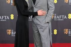 LONDON, ENGLAND - FEBRUARY 18: Susan Downey and Robert Downey Jr. attend the EE BAFTA Film Awards 2024 at The Royal Festival Hall on February 18, 2024 in London, England. (Photo by Joe Maher/BAFTA/Getty Images for BAFTA)