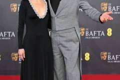 LONDON, ENGLAND - FEBRUARY 18: Susan Downey and Robert Downey Jr. attend the EE BAFTA Film Awards 2024 at The Royal Festival Hall on February 18, 2024 in London, England. (Photo by Joe Maher/BAFTA/Getty Images for BAFTA)