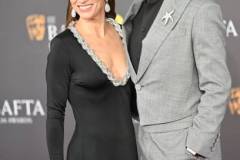 LONDON, ENGLAND - FEBRUARY 18:  Robert Downey Jr. and Susan Downey attend the 2024 EE BAFTA Film Awards at The Royal Festival Hall on February 18, 2024 in London, England. (Photo by Samir Hussein/WireImage)