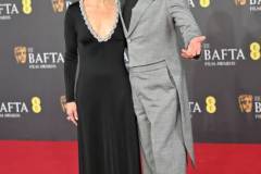 LONDON, ENGLAND - FEBRUARY 18:  Robert Downey Jr. and Susan Downey attend the 2024 EE BAFTA Film Awards at The Royal Festival Hall on February 18, 2024 in London, England. (Photo by Samir Hussein/WireImage)