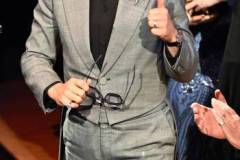 LONDON, ENGLAND - FEBRUARY 18: Robert Downey Jr. accepts the Supporting Actor Award for 'Oppenheimer' on stage during the EE BAFTA Film Awards 2024 at The Royal Festival Hall on February 18, 2024 in London, England. (Photo by Joe Maher/BAFTA/Getty Images for BAFTA)