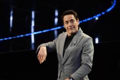 LONDON, ENGLAND - FEBRUARY 18: Robert Downey Jr. accepts the Supporting Actor Award for 'Oppenheimer' on stage during the EE BAFTA Film Awards 2024 at The Royal Festival Hall on February 18, 2024 in London, England. (Photo by Kate Green/BAFTA/Getty Images for BAFTA)