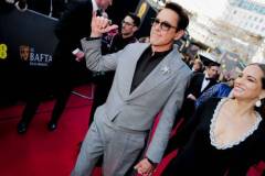 LONDON, ENGLAND - FEBRUARY 18: Robert Downey Jr. and Susan Downey attends the EE BAFTA Film Awards 2024 at The Royal Festival Hall on February 18, 2024 in London, England. (Photo by Marco Bahler/BAFTA via Getty Images)