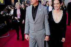 LONDON, ENGLAND - FEBRUARY 18: Robert Downey Jr. and Susan Downey attends the EE BAFTA Film Awards 2024 at The Royal Festival Hall on February 18, 2024 in London, England. (Photo by Marco Bahler/BAFTA via Getty Images)