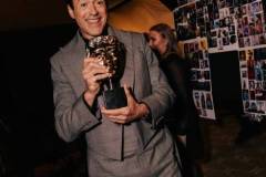 LONDON, ENGLAND - FEBRUARY 18: Robert Downey Jr. backstage during the EE BAFTA Film Awards 2024 at The Royal Festival Hall on February 18, 2024 in London, England. (Photo by Rowben Lantion/BAFTA via Getty Images)