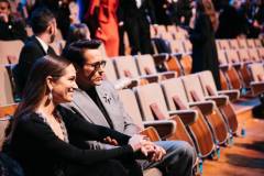 LONDON, ENGLAND - FEBRUARY 18: Susan Downey and Robert Downey Jr.  attend the EE BAFTA Film Awards 2024 at The Royal Festival Hall on February 18, 2024 in London, England. (Photo by Iona Wolff/BAFTA via Getty Images)