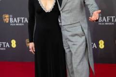 LONDON, ENGLAND - FEBRUARY 18: Robert Downey Jr. and Susan Downey attend the 2024 EE BAFTA Film Awards at The Royal Festival Hall on February 18, 2024 in London, England. (Photo by Samir Hussein/WireImage)