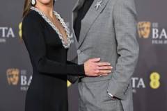 LONDON, ENGLAND - FEBRUARY 18: Susan Downey and Robert Downey Jr. attend the 2024 EE BAFTA Film Awards at The Royal Festival Hall on February 18, 2024 in London, England. (Photo by Karwai Tang/WireImage)