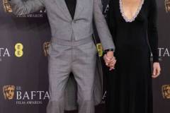 LONDON, ENGLAND - FEBRUARY 18: Robert Downey Jr. and Susan Downey attend the 2024 EE BAFTA Film Awards at The Royal Festival Hall on February 18, 2024 in London, England. (Photo by Jeff Spicer/Getty Images)