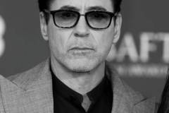 LONDON, ENGLAND - FEBRUARY 18: (EDITOR'S NOTE: This image has been converted to black and white) Robert Downey Jr.  attends the 2024 EE BAFTA Film Awards at The Royal Festival Hall on February 18, 2024 in London, England. (Photo by Mike Marsland/WireImage)