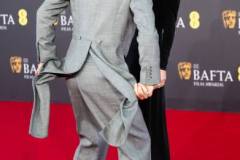 LONDON, ENGLAND - FEBRUARY 18: Robert Downey Jr. and Susan Downey attend the 2024 EE BAFTA Film Awards at The Royal Festival Hall on February 18, 2024 in London, England. (Photo by Samir Hussein/WireImage)