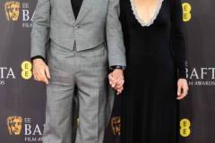 LONDON, ENGLAND - FEBRUARY 18: Robert Downey Jr. and Susan Downey attend the 2024 EE BAFTA Film Awards at The Royal Festival Hall on February 18, 2024 in London, England. (Photo by Samir Hussein/WireImage)