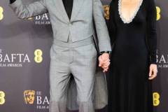 LONDON, ENGLAND - FEBRUARY 18: Robert Downey Jr. and Susan Downey attend the 2024 EE BAFTA Film Awards at The Royal Festival Hall on February 18, 2024 in London, England. (Photo by Samir Hussein/WireImage)