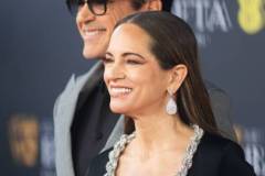 LONDON, ENGLAND - FEBRUARY 18: Robert Downey Jr. and Susan Downey attend the 2024 EE BAFTA Film Awards at The Royal Festival Hall on February 18, 2024 in London, England. (Photo by Samir Hussein/WireImage)